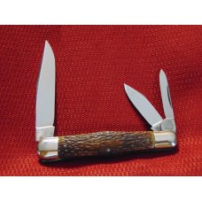 VINTAGE I*XL GEORGE WOSTENHOLM SHEFFIELD ENGLAND SWELLCENTER WHITTLER GENUINE OLD STAG 1890-1930 VINTAGE I*XL GEORGE WOSTENHOLM SHEFFIELD ENGLAND SWELLCENTER WHITTLER GENUINE OLD STAG 1890-1930