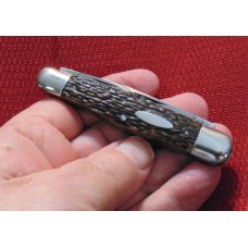 VINTAGE I*XL GEORGE WOSTENHOLM SHEFFIELD ENGLAND SWELLCENTER WHITTLER GENUINE OLD STAG 1890-1930 VINTAGE I*XL GEORGE WOSTENHOLM SHEFFIELD ENGLAND SWELLCENTER WHITTLER GENUINE OLD STAG 1890-1930