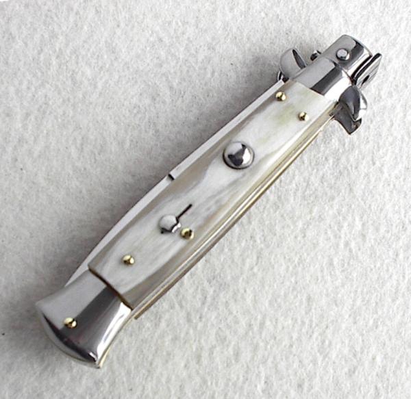NEW FRANK BELTRAME 9" FRENCH BOVINE HORN BAYONET BLADE ITALIAN STILETTO