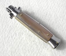 NEW FRANK BELTRAME 9" FRENCH BOVINE HORN BAYONET BLADE ITALIAN STILETTO