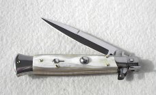NEW FRANK BELTRAME 9" FRENCH BOVINE HORN BAYONET BLADE ITALIAN STILETTO