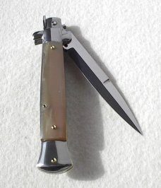 NEW FRANK BELTRAME 9" FRENCH BOVINE HORN BAYONET BLADE ITALIAN STILETTO