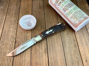 Great Eastern Cutlery 83 Tascosa Lockback Dark Brewed Jigged Bone 2021