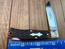 Great Eastern Cutlery 83 Tascosa Lockback Dark Brewed Jigged Bone 2021 Great Eastern Cutlery 83 Tascosa Lockback Dark Brewed Jigged Bone 2021