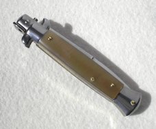 NEW FRANK BELTRAME 9" GENUINE FRENCH BOVINE HORN BAYONET BLADE ITALIAN STILETTO