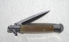 NEW FRANK BELTRAME 9" GENUINE FRENCH BOVINE HORN BAYONET BLADE ITALIAN STILETTO