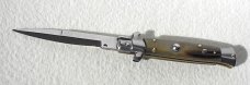 NEW FRANK BELTRAME 9" GENUINE FRENCH BOVINE HORN BAYONET BLADE ITALIAN STILETTO