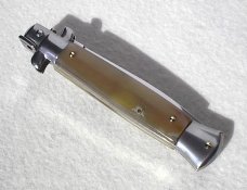 NEW FRANK BELTRAME 9" GENUINE FRENCH BOVINE HORN ITALIAN STILETTO 
