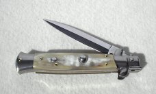 NEW FRANK BELTRAME 9" GENUINE FRENCH BOVINE HORN ITALIAN STILETTO 