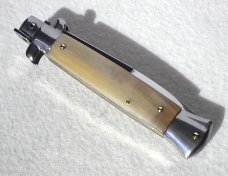 NEW FRANK BELTRAME 9" GENUINE FRENCH BOVINE HORN BAYONET BLADE ITALIAN STILETTO