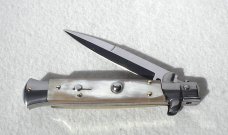 NEW FRANK BELTRAME 9" GENUINE FRENCH BOVINE HORN BAYONET BLADE ITALIAN STILETTO