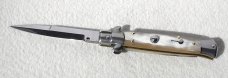 NEW FRANK BELTRAME 9" GENUINE FRENCH BOVINE HORN BAYONET BLADE ITALIAN STILETTO