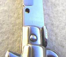 NEW FRANK BELTRAME 9" GENUINE FRENCH BOVINE HORN BAYONET BLADE ITALIAN STILETTO