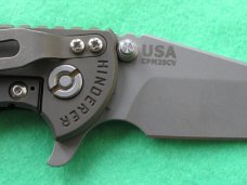 HINDERER XM-18 / 3.5" GEN 5 WHARNCLIFF BATTLE BRONZE / BLACK G10 HINDERER XM-18 / 3.5" GEN 5 WHARNCLIFF BATTLE BRONZE / BLACK G10