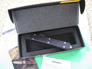 MICROTECH ULTRATECH DOUBLE EDGE / BLACK STANDARD - NIB