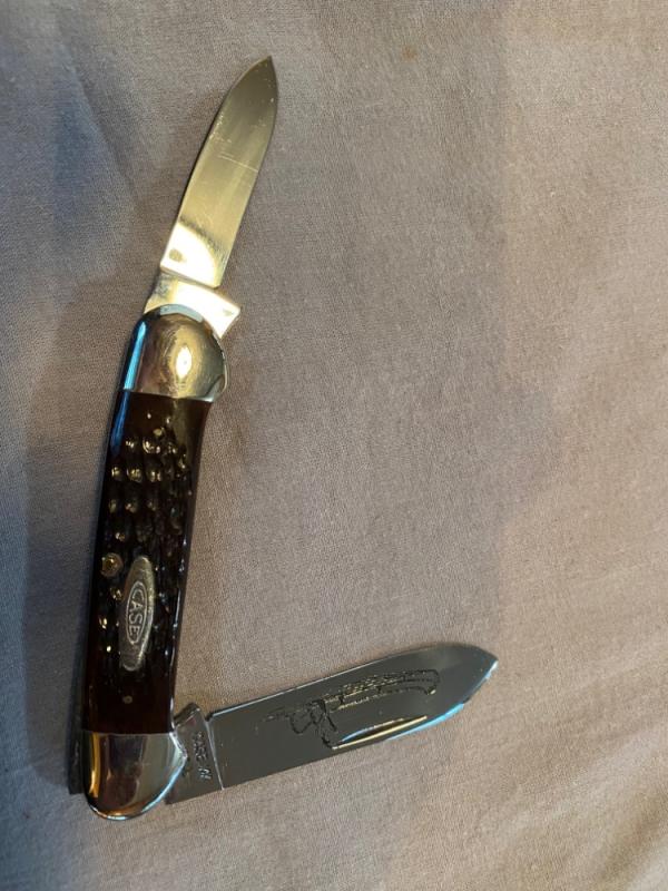 CASE XX 62131 Indian Canoe etched CASE XX 62131 Indian Canoe etched