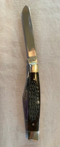 CASE XX 62131 Indian Canoe etched CASE XX 62131 Indian Canoe etched