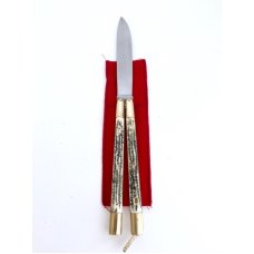 Handmade Stag Philippine Balisong Handmade Stag Philippine Balisong