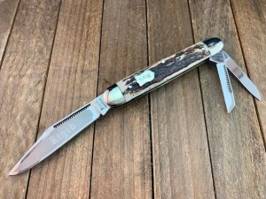 Rigid (Bulldog) Solingen Germany Made Whittler Stag