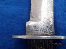 West-Cut Boulder Colo Fixed blade knife 