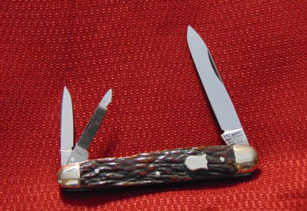 VINTAGE I*XL GEORGE WOSTENHOLM SHEFFIELD ENGLAND WHITTLER GENUINE ENGLISH STAG 1930-1971 SAMPLE VINTAGE I*XL GEORGE WOSTENHOLM SHEFFIELD ENGLAND WHITTLER GENUINE ENGLISH STAG 1930-1971 SAMPLE