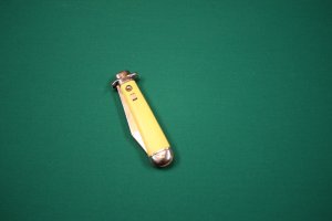 Shur-Snap (Jumbo Jack) Colonial USA Yellow Switchblade 