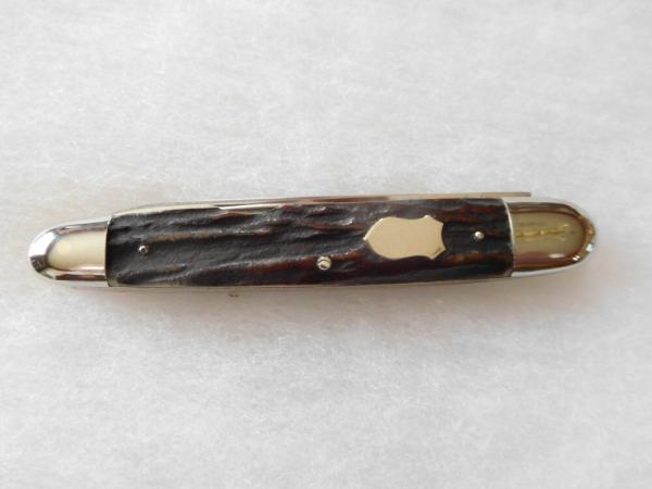 Antique Vintage Stag Handle Whittler Pattern Pocket Knife ~ Unused Antique Vintage Stag Handle Whittler Pattern Pocket Knife ~ Unused