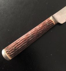 RUSSELL WARD STAG HANDLE CAMP KNIFE RUSSELL WARD STAG HANDLE CAMP KNIFE
