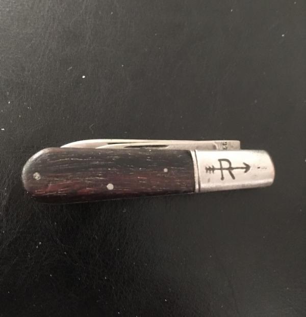 RARE HANDLE -ON A RUSSELL BARLOW  **LISTING FROM MY RUSSELL COLLECTION**