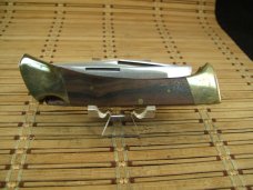 PANTHER KNIFE HIGH CARBON STEEL VINTAGE JAPAN  MADE LARGE LOCKBACK & SLIPJOINT KNIFE, SHEATH & BOX