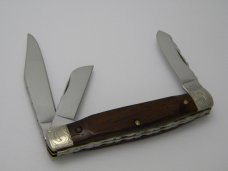 Old Cutler USA Limited Custom Series by Colonial 1 of 1983 Wood Fancy Stockman Knife 