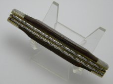 Old Cutler USA Limited Custom Series by Colonial 1 of 1983 Wood Fancy Stockman Knife 