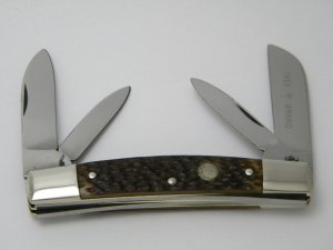 Boker USA Tree Brand Delrin 4 Blade 5974 Congress Knife
