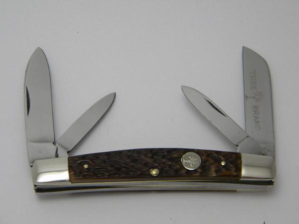 Boker USA Tree Brand Delrin 4 Blade 6007 Congress Knife
