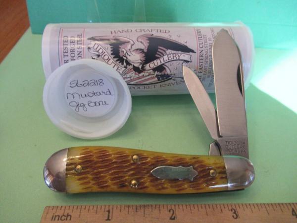 Great Eastern 2018 Mustard Jig Bone Dogleg Jack Pattern # 562218 Great Eastern 2018 Mustard Jig Bone Dogleg Jack Pattern # 562218