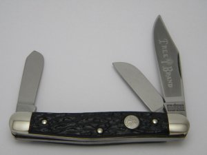 Boker Tree Brand Heinr. Boker & Co Germany Rough Black Stockman Knife