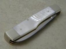 Fight'n Rooster Frank Buster Cutlery Co. Germany Pearl Gunstock Jack Knife 
