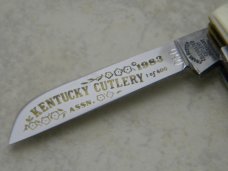 Fight'n Rooster Frank Buster Cutlery Co. Germany Belle of Louisville Pearl 10 Blade Congress Knife 