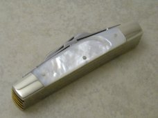 Fight'n Rooster Frank Buster Cutlery Co. Germany Belle of Louisville Pearl 10 Blade Congress Knife 