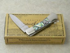 Case XX USA 81225 L 2010 Abalone Pearl Lockback Knife in Box Case XX USA 81225 L 2010 Abalone Pearl Lockback Knife in Box