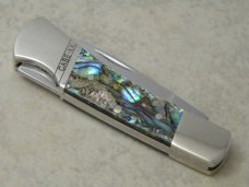 Case XX USA 81225 L 2010 Abalone Pearl Lockback Knife in Box Case XX USA 81225 L 2010 Abalone Pearl Lockback Knife in Box
