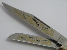 Robt Klaas Kissing Crane Solingen Germany Stag Limited Ed. 1990 NKCA Club Stockman Knife Robt Klaas Kissing Crane Solingen Germany Stag Limited Ed. 1990 NKCA Club Stockman Knife