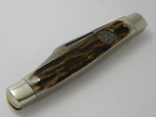 Robt Klaas Kissing Crane Solingen Germany Stag Limited Ed. 1990 NKCA Club Stockman Knife Robt Klaas Kissing Crane Solingen Germany Stag Limited Ed. 1990 NKCA Club Stockman Knife