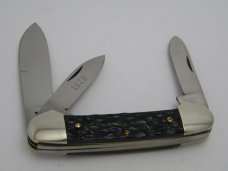 Rodgers Wostenholm England 1978 NKCA Club Knife Bone 3 Blade Canoe Rodgers Wostenholm England 1978 NKCA Club Knife Bone 3 Blade Canoe