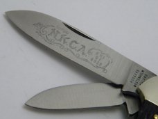 Rodgers Wostenholm England 1978 NKCA Club Knife Bone 3 Blade Canoe Rodgers Wostenholm England 1978 NKCA Club Knife Bone 3 Blade Canoe