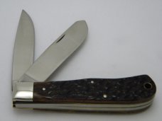 Camillus USA Bone NKCA  Jumbo Trapper Knife
