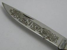 Camillus USA Bone NKCA  Jumbo Trapper Knife
