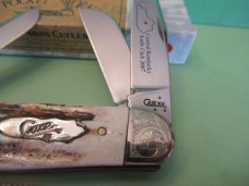 Case XX 2007 Scrolled Bolsters Stag Handle Sowbelly Pattern # TB5339 SS For CKKC Case XX 2007 Scrolled Bolsters Stag Handle Sowbelly Pattern # TB5339 SS For CKKC