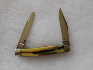 Vintage MINT Waterfall Moose Utica Cutlery Co Shapleigh Hardware Co Pocket Knife
