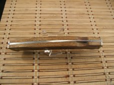 SHARP VINTAGE 1970'S JAPAN MADE "FOLD - N - LOCK LARGE LOCKBACK FISH FILET KNIFE WITH LEATHER SHEATH
